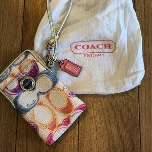 Authentic Coach Wristlet